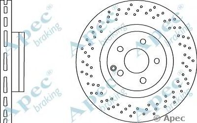 APEC BRAKING dsk2877 -  Тормозной диск